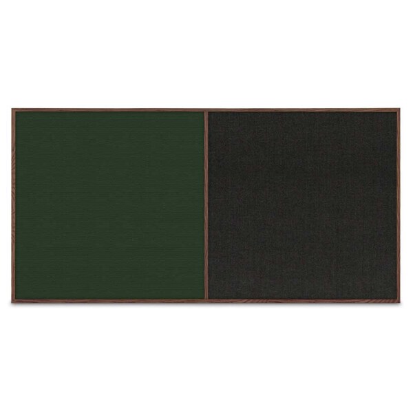 Enclosed Corkboard, 3 Door, 96"x48", 4" Fra